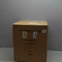 Clear Display Case for LABUBU Plush Dolls and Collectible Toys - 360° Rotating Plastic Dust-Proof Storage Box with Cover, Protective Showcase, No Doll (2-Tier, Cream Yellow)