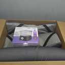 Grey 73x24x2 inch Memory Foam Massage Table Topper with Removable Cover-Elastic Bands Non-Slip-Lash Bed Cushion for Beauty and Massage