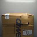 Drive Medical Lightweight Expedition Folding Transport Wheelchair with Hand Brakes - Portable Support - Large Rear Wheels - Compact Folding - Comfortable Design - Blue