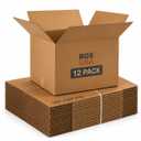 BOX USA Moving Boxes Holds 65lbs, 20"L x 20"W x 15"H (12-Pack) Large - Corrugated Cardboard Box for Shipping, Mailing, Packing, Packaging and Storage