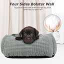 MIXJOY X-Large Dog Bed for Large, Medium, Small Dogs - Rectangle, Washable, Orthopedic, Soft Calming Sleeping Puppy Bed - Durable Pet Cuddler with Anti-Slip Bottom - XL (35"x25"x9")