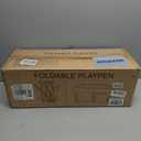 Foldable Baby Playpen 50"50", Playard for Babies and Toddlers, Portable Safety Baby Fence Lightweight,No Installation, Indoor & Outdoor Playpen with Ocean Balls*50, Beige