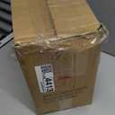 HORLIMER 4x4x2 inches Shipping Boxes Set of 100, White Corrugated Cardboard Box Literature Mailer