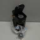 Single Serve One Cup Coffee Maker, for K Cups and Grounds, Mini Coffee Maker with Portable Handle, 6 to 12 Oz Brew Size, for Travel, Camping, Office, RV and Dorm, 120V, Black and Gold