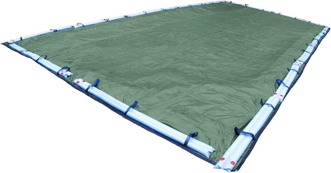 Robelle 411636R-ROB Green Mesh XL Winter Pool Cover for In-Ground Swimming Pools, 16 x 36-ft. Pool