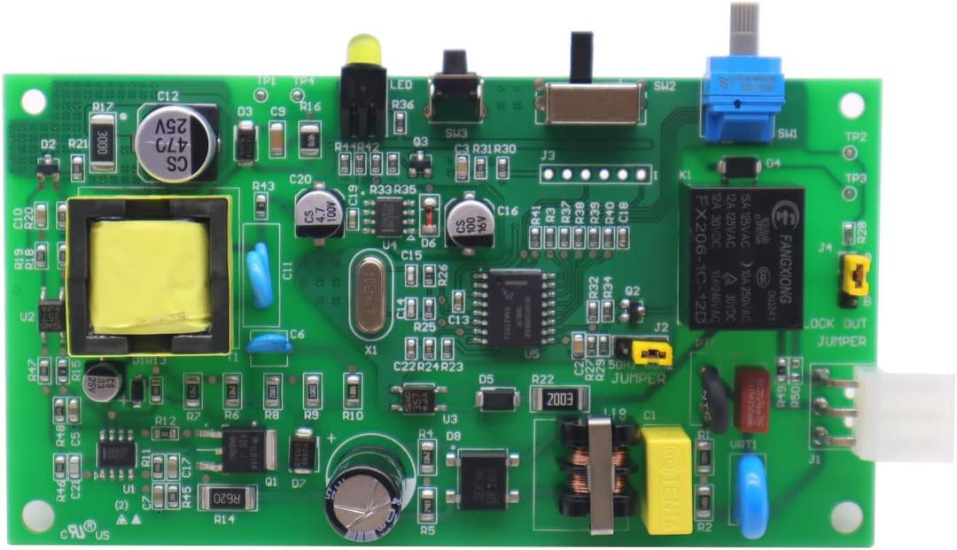 50 Amp Load Manager Smart Management Module Control Board Compatible with Generac 7000, 8-Zone Control, Overload Protection and Lock Feature NC and NO Switching