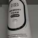 Side Sleeper Pillow  Soft Ergonomic Cervical-Neck-Pillow for Neck Pain Relief, Ice Silk Zipperless Pillowcase, Eco Friendly and Durable Material (White)