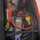 Car Jump Starter with Air Compressor 4000A Peak Battery Jump Starter 14.8V 150PSI Inflator Auto Booster 15000MA Jump Box (up to 10L Gas,8L Diesel Engine),LED Light with Quick Charger USB & Type C