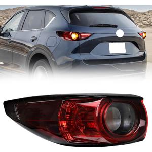 Tail Light Assembly Compatible with 2017 2018 2019 2020 2021 Mazda Cx5 Cx-5 Tail Light Housing Left (Driver Side Tail Light) KB8A-51-150F