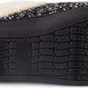 ULTRAIDEAS Women's Indoor Bedroom Slipper with Memory Foam, Gift for Women, Wool-Like House Shoe with Anti-Skid Rubber Sole for Ladies (5-6)