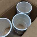 6 pcs 2" PVC Coupling Pipe Fittings (Socket x Socket) Schedule 40 PVC Fittings used For Plumbing and Irrigation