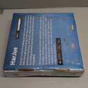 HarJue High Pressure Large Stainless Steel Square Rain ShowerHead With Shower Arm Waterfall Full Body Coverage Easy to Clean and Install (12 Inch With Arm, Chrome Finish)