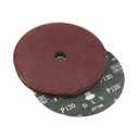 uxcell 7-Inch x 7/8-Inch Aluminum Oxide Resin Fiber Discs, Center Hole 120 Grit Sanding Grinding Discs, 5 Pack