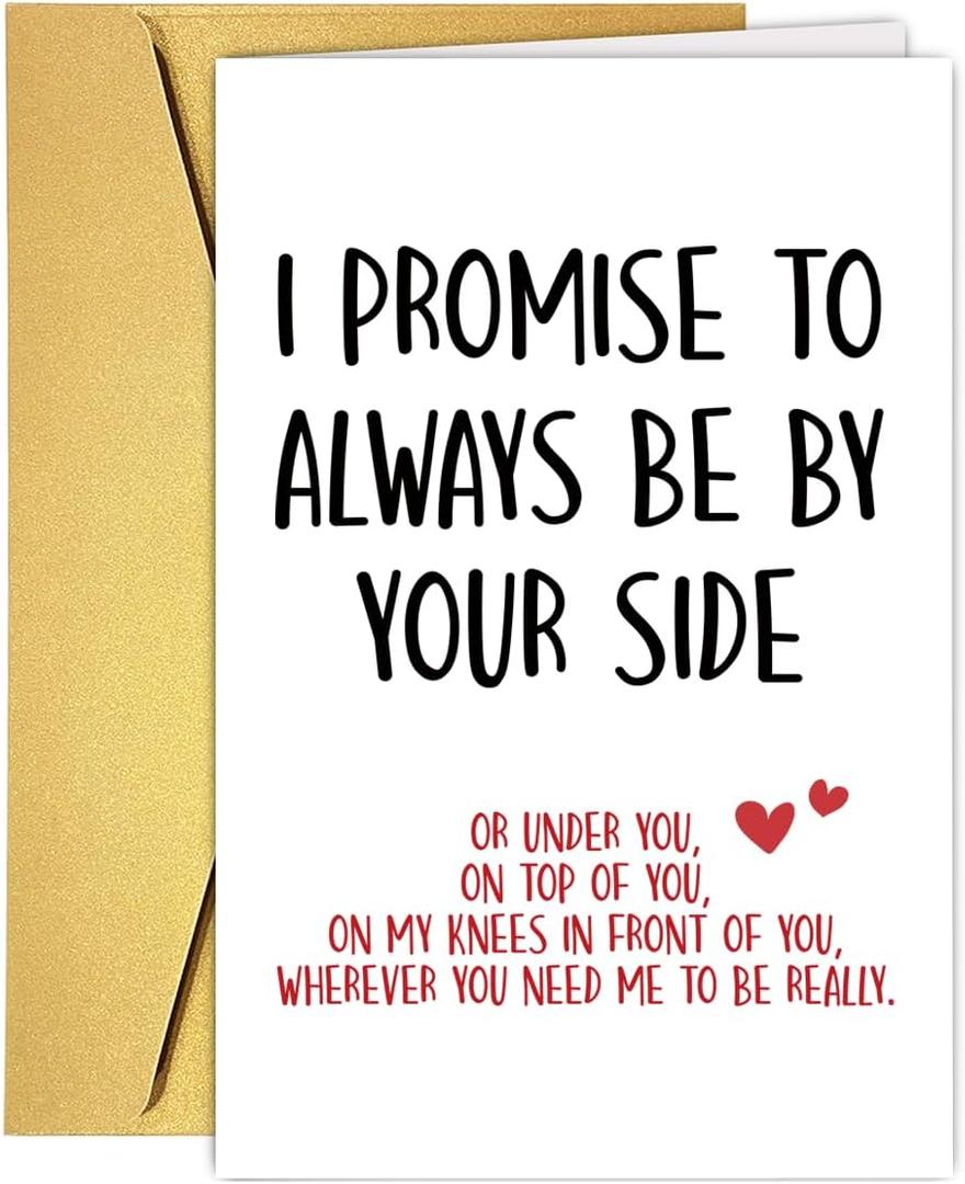 3 x Funny Anniversary Card for Husband Wife Boyfriend Girlfriend Partner, Humorous Anniversary Card Birthday Love Gift for Women Men, Naughty Valentines Day Cards for Him Her, Adult Valentine's Day Cards (#1)