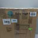 Babilous Foldable High Chair, High Chairs for Babies and Toddlers, Dining Chairs and Eating Chair with Adjustable Tray and 5 Point Harness for Infant, Beige