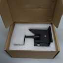 304 Stainless Steel Wooden Fence Self-Locking Gate Latch Heavy-Duty Gravity-Style Fence Gate Latch Privacy Latch, For Wooden Doors, Metal Doors, and Vinyl Fences Gate Lock Hardware (Black-Sand)