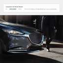YHTAUTO Front Left Driver Side Bumper Grille Trim Strip Compatible with Mazda CX-3 2016-2022, Chrome Molding Grill Molding Panel, Stylish Radiator Grille Guard Cover