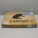 LAPGEAR Home Office Pro Lap Desk with Wrist Rest, Mouse Pad, and Phone Holder - White Marble - Fits up to 15.6 Inch Laptops - Style No. 91591