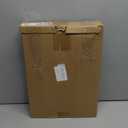 IBosins Corner Shower Stool with Storage Shelf Shower Foot Rest for Shaving Legs Small Bench for Inside Shower to Sit on Bath Seat - Acacia Wood