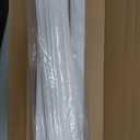 Cordless Faux Wood Blinds 26" W x 36" H, 2 Inch Slat Horizontal Windows Blinds with Crown Valance, Room Darkening, White Blinds for Home Interiors.