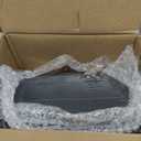 Liacere100PCS Black Plastic Plates-Premium Black Square Disposable Plates-Include 50PCS 9.5inch Dinner Plates - 50PCS 6inch Dessert Plates for Party & Wedding