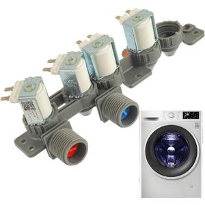 Washer Inlet Valve Assembly AJU75152602 for WT7405CW WT7305CV WT7305CW WT7150CW 31452 WT7250CW WT7880HWA WT7300CW WT7900HBA WT7060CV WT7800CW WT7300CV WT7060CW WT7100CW WT7800CV