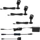 LED Mini Indoor Spotlight  Accent Lighting for Display Shelves, Paintings, Plants, Jewelry, Showcase, Under Cabinet  Adjustable Indoor Spot Light(Soft White 3 Pack)