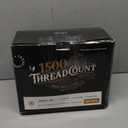 TEXAS LINEN CO. 100% Egyptian Cotton Queen Sheets Set - Luxury 1500 Thread Count Egyptian Cotton Sheets Queen Size Bed Set, 17" Deep Pocket, Soft, Cooling Sateen Hotel Quality Bedding Set - White