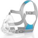 Replacement Cushion Set Compatible with AirFit F20 with Headgear Frame and Clips, Comfortable Fit Reliable Seal Full Face Masks Accessories Supplies (Medium)