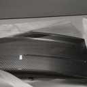 Rear Decklid Panel Trim Compatible with Ford Mustang 2015-2023, External Accessories Trunk Center Cover Panel Trim Compatible with Ford Mustang 2015-2023(Carbon Fiber Texture with Line)