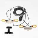 XBERSTAR Bike Tail Light Turn Signals 12V Turn Signals Light Electric Bicycle Tail Light Safety Warning Bike Lights for Bicycle E-bike Motorcycle