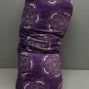 MABOZOO Yoga Bolster Pillow, Rectangular Yoga Bolster for Restorative & Meditation, Professional Meditation Cushion with Carry Handle (25 inch, Purple)