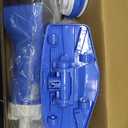 Cordless Pool Vacuum with Telescopic Pole, 18.5 GPM Powerful Suction, 1.5H Supercharge Technology, Handheld Pool Vacuum Cleaner for Above Ground/Inground Pools, Hot Tubs, Blue