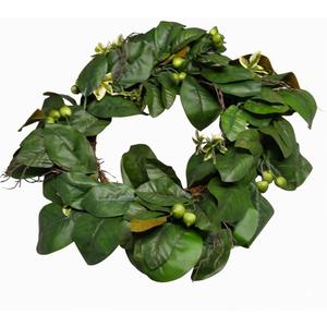 24in. Magnolia Leaves/Berry Wreath