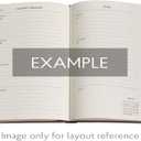 Anemone (William Kilburn) Midi 12-Month Horizontal Hardback Day Planner 2025 (Wrap Closure): Tydzie na dwch stronach, zamykany na Magnes, Paper 100 GSM