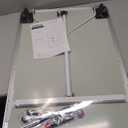 Whiteboard Easel 36" x 24" Height Adjustable, Magnetic Dry Erase Board with Tripod Stand, Portable Presentation Easel Includes Flip Chart Paper Pad (25 Sheets), Magnets & Eraser