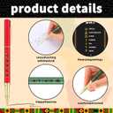 Ctosree 24 Set Happy Kwanzaa Gifts Bulk Ballpoint Pens with Greeting Cards Kwanzaa Ballpoint Pens Bookmark Card and Silicone Bracelet Heritage Holiday Party Favors Goodie Bag Fillers Stuffers