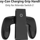 Joycon 2 Charger Grip for Nintendo Switch 2 Accessories, Switch 2 Joycon Controller Comfort Charging Grips with LED Indicator (Ordinary Charging Grip)
