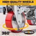 Trailer Dolly with 2-5/16” Ball, 5000 lbs Tongue Weight Heavy Duty
20000 lbs Load Trailer Mover Dolly Lockable Swivel Casters, Adjustable Height for Moving Trailers, Boat, Camper, Jet Skis, RV