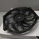 A-Team Performance 110011 Universal Electric Radiator Fan - 2400 CFM High-Output Radiator Fan - Reversible Push/Pull Operation for Automotive Use - 14 in, 12V, Pack of 1