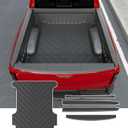 powoq 5.7FT Truck Bed Rail Caps Compatible with 2019-2026 Dodge Ram 1500 Truck Bed Mat Tailgate Molding Cap Protector Bed Around Rails Covers Replacement for 2019-2026 Dodge Ram 1500 Accessories