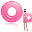 3 Inflatable Pink Rings