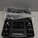 Folding Hand Truck 500lbs, Portable Heavy Duty Dolly Cart, 6 Wheels Collapsible Luggage Cart with 2 Elastic Ropes - Compact Trolley Cart for Easy Moving - Ideal Hand Cart for Travel and More (17, Black)