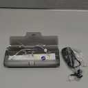 Titanium Rimless Round Reading Glasses Blue Light Blocking Eyeglasses Readers Frameless Eyewear for Men Women (1x Silver)