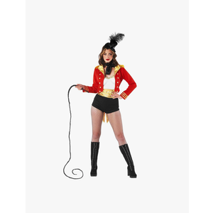 fun shack Womens Circus Ringmaster Costume, Lion Tamer Outfit for Women, Ringmaster Dress for Themed Parties
Size M