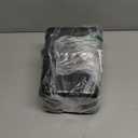 1.3 Gallon/5L Kitchen Compost Bin, Suitable for Countertops or Under Sink, Hanging Hook Trash Can with Lid, Ideal for Cabinets/Bathrooms/Bedrooms/Offices/Camping (Black)