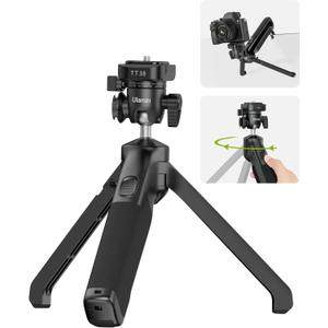 ULANZI TT38 Mini Tripod for Camera, One-Click Open Tabletop Camera Tripod Small Portable Stand with Uka F38 Quick Release, Travel Stand Compatible with DJI OSMO Pocket 3/OSMO 360/Insta360 x5/Xtra/Sony