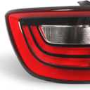 Driver Side Outer Tail Light Assembly Compatible with 2014-2025 Durango Rear Brake Lamp Taillight 68272127AB CH2800206 (Left)