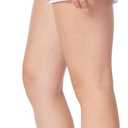 WallFlower Women's Juniors InstaVintage Fearless Curvy High-Rise Stretch Short Shorts (White)