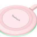 Yootech Wireless Charger,10W Max Wireless Charging Pad Compatible with iPhone 17/17 Pro/17 Pro Max/Air/16/15/14/13/SE 2022/12/11,Samsung Galaxy S25/S24/S23,for AirPods Pro 3(No AC Adapter)